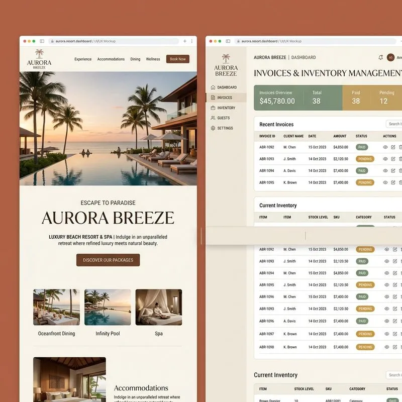 Bageecha Resort full-stack booking system case study — Django and SQLite web build