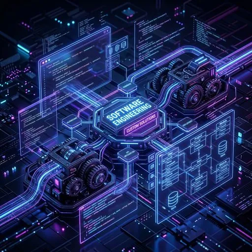 High-performance custom software engineering and systems design representation